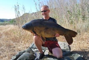 Chris with our resident wacker at 38lb 8oz