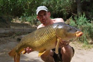 Kev and 28lb's of imaculate Ebro common