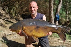 Steve with "The Resident" topping 40lb for the first time