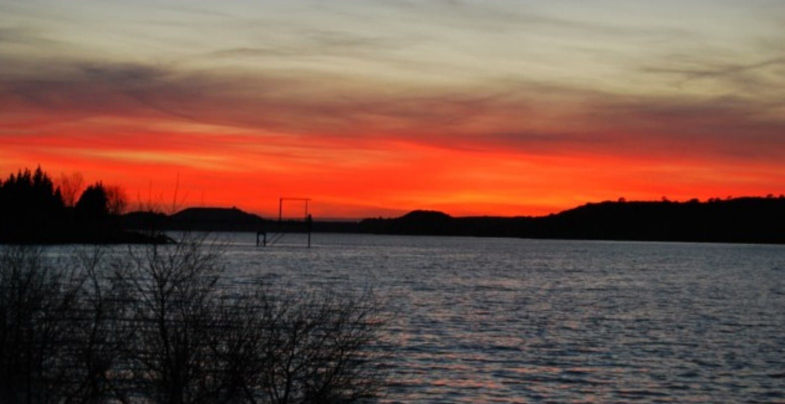sunset Caspe